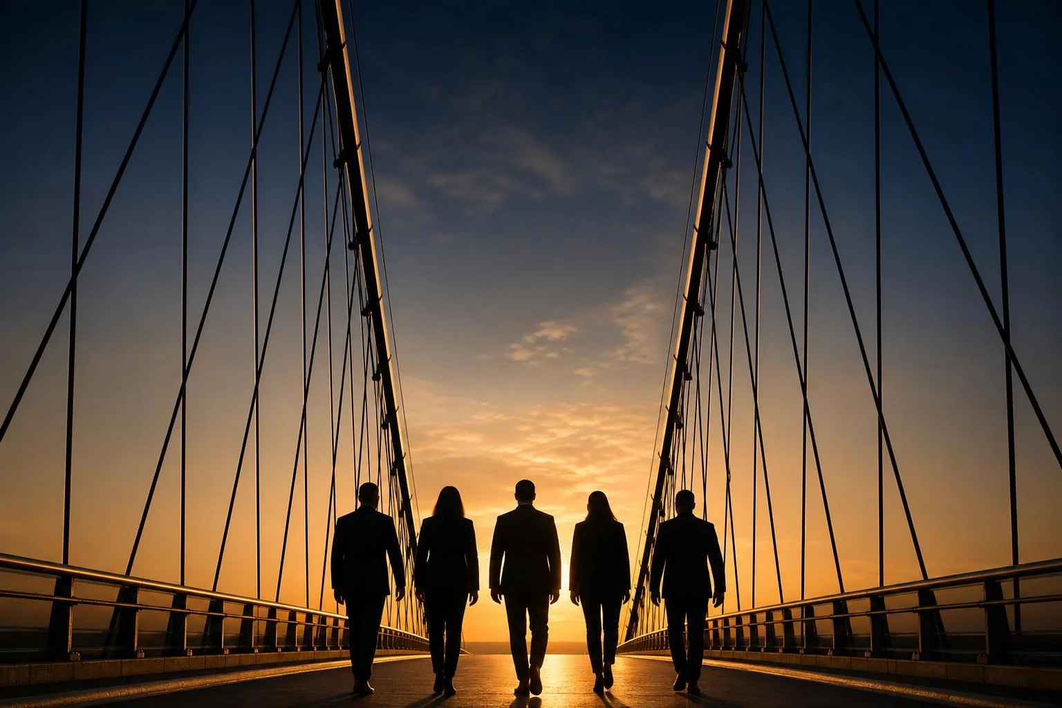 Leaders gathered in a Master Teams session