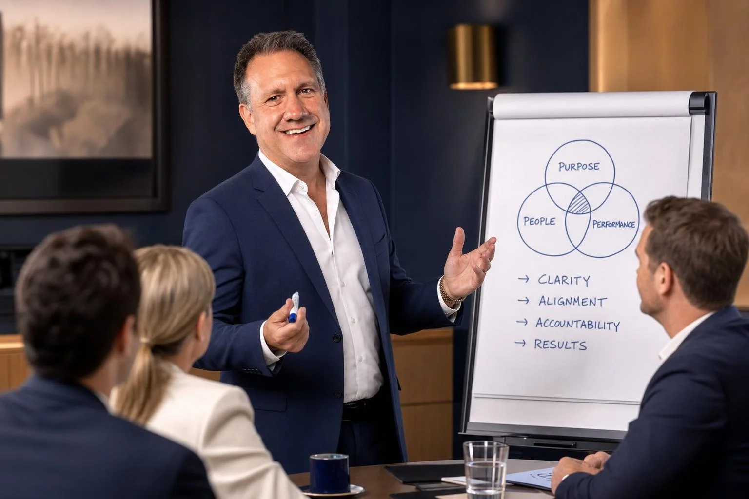 Greg Stephens facilitating a leadership workshop